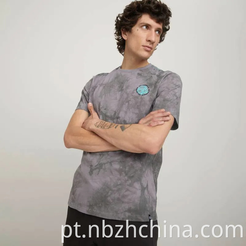 Tie Dye Printed Short Sleeve T-Shirt